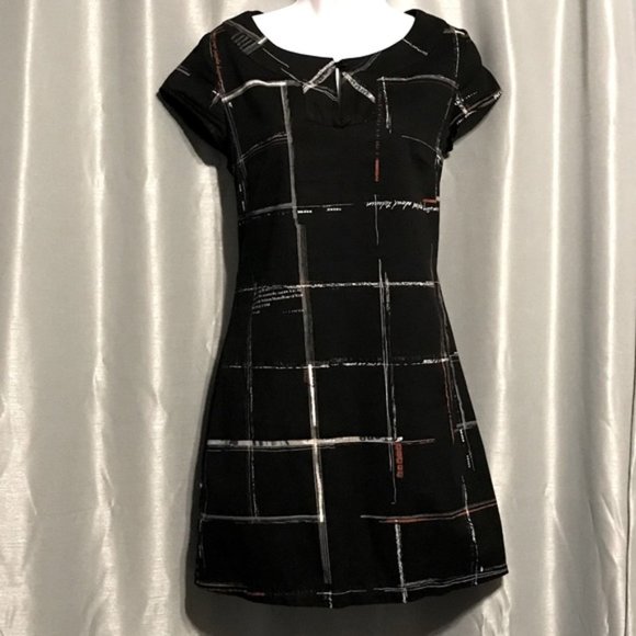 Volcom Dresses & Skirts - Volcom Black Dress with Typographic Detail